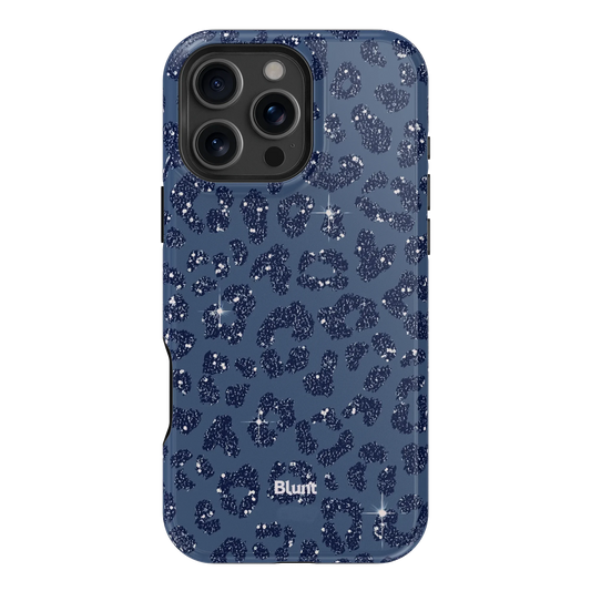 Blue Cheetah Print iPhone Case