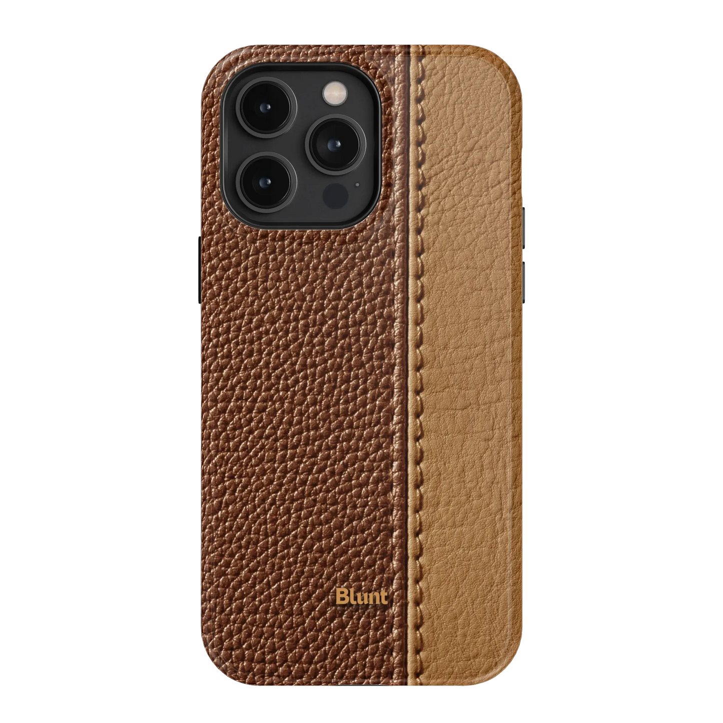 Two-Tone Walnut iPhone Case