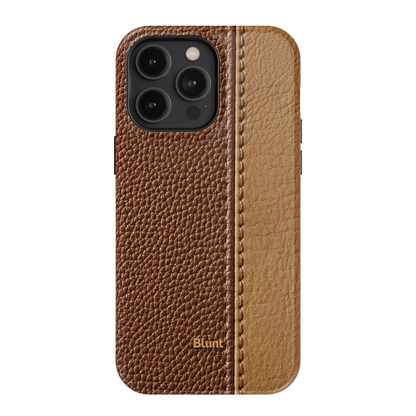 Two-Tone Walnut iPhone Case