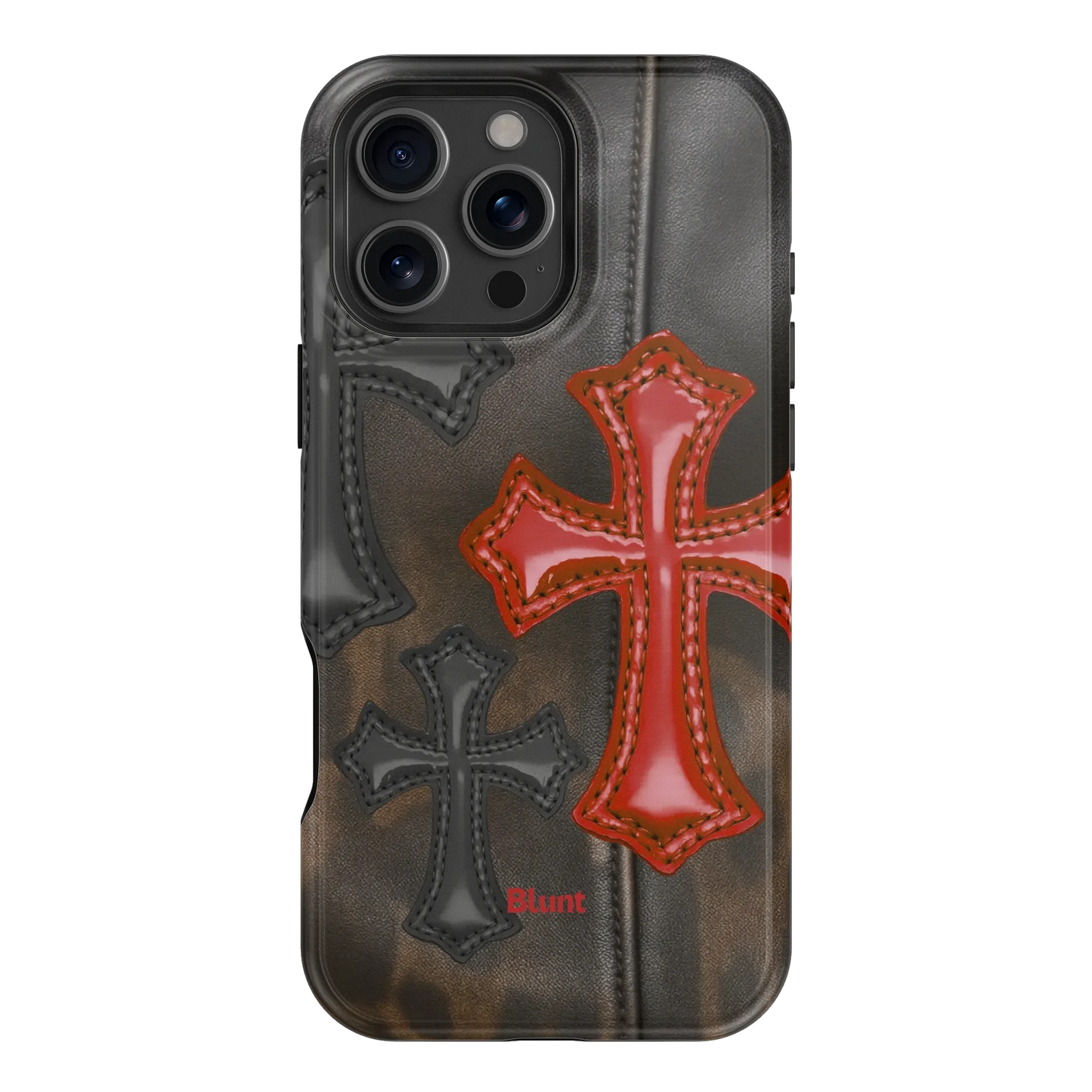 Leather Crosses iPhone Case