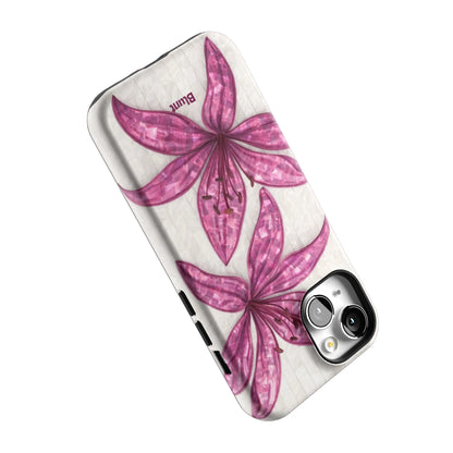 Purple-Floral-Luster-iphone-case-iPhone 14-4