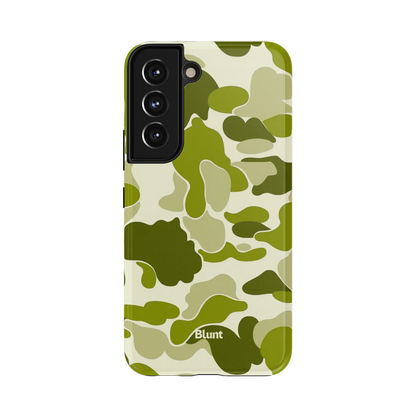 Lime Camo Samsung Case