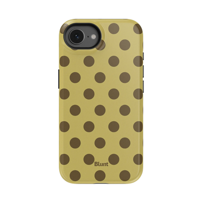 Sage Toffee Dot iPhone Case