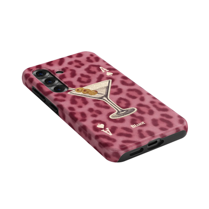 Pink Cheetah Dirty Martini Samsung Case