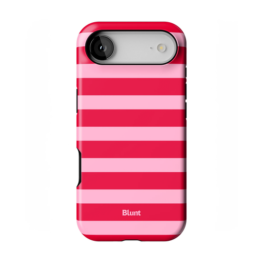 Cherry Stripe iPhone Case