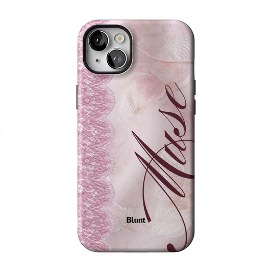 Blush-Laced-Muse-iphone-case-iPhone 14 Plus-1
