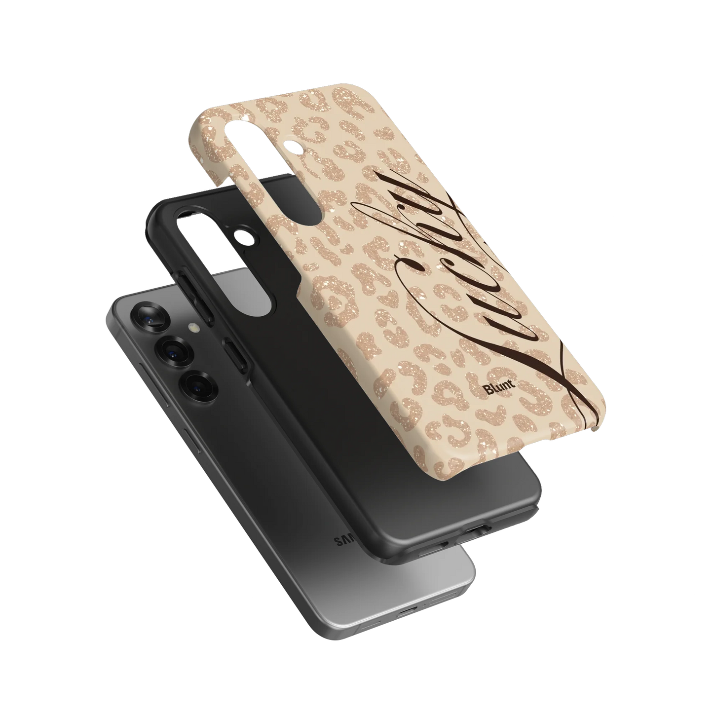 Cream Cheetah Lucky Samsung Case