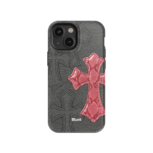 Pinkscale Cross iPhone Case
