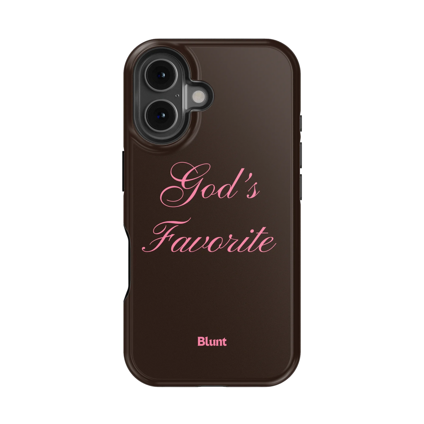 Gods Favorite Brown iPhone Case