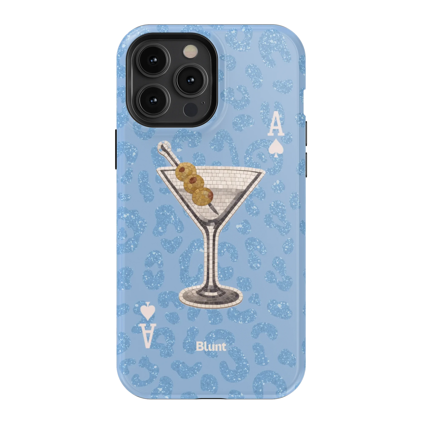 Blue Dirty Martini iPhone Case
