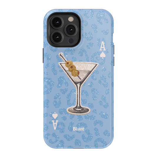 Blue Dirty Martini iPhone Case