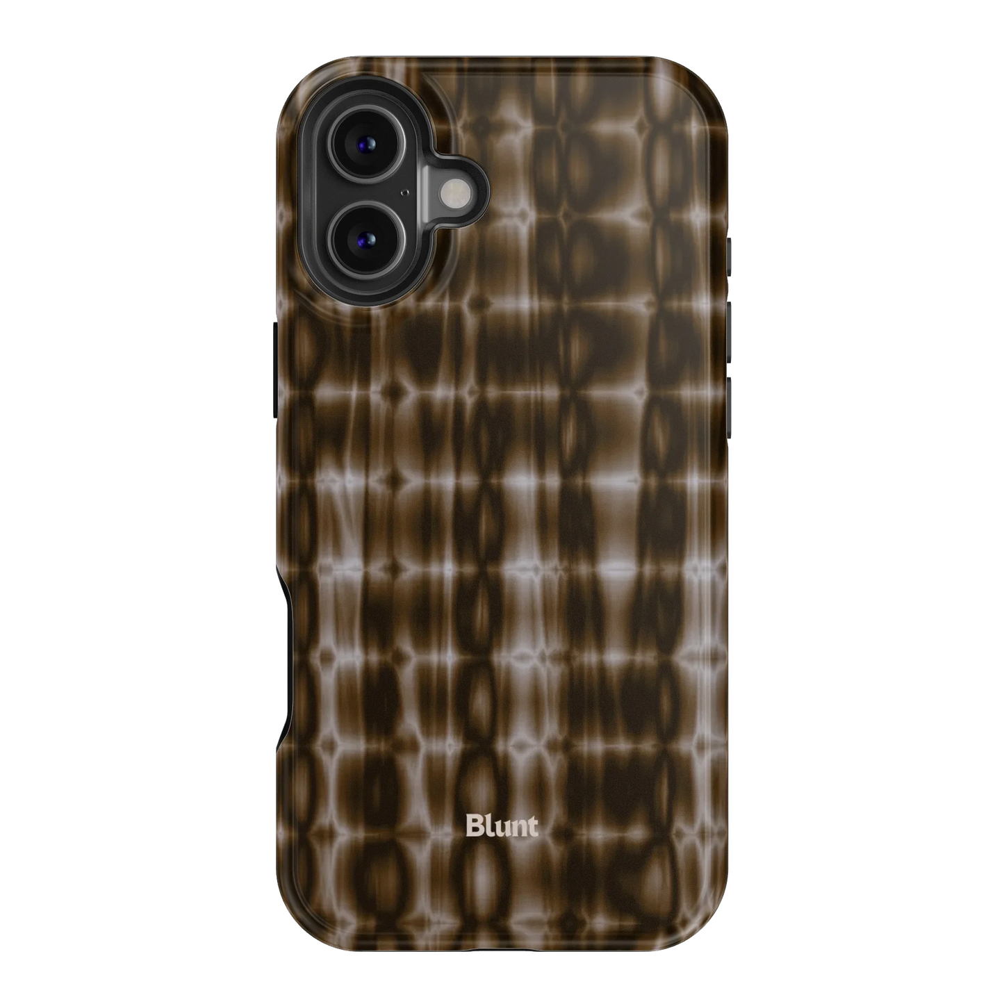 Brown Ripple iPhone Case