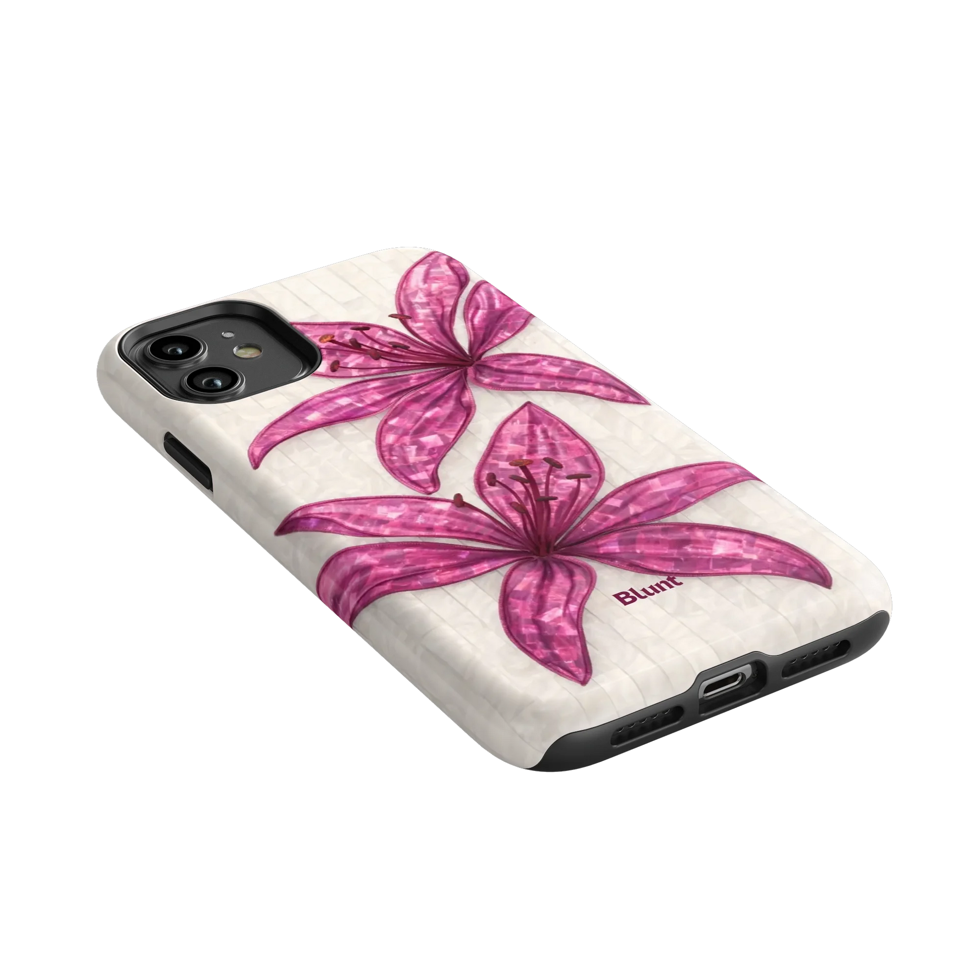 Purple-Floral-Luster-iphone-case-iPhone 11-2
