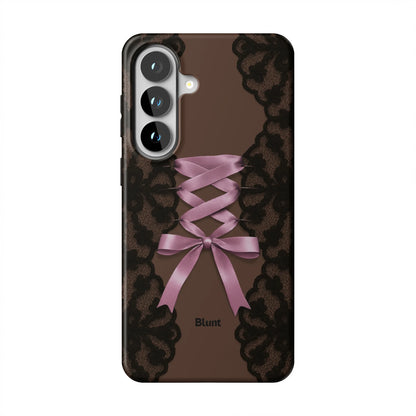 Brown-Corset-samsung-case-Galaxy S26 Plus-1