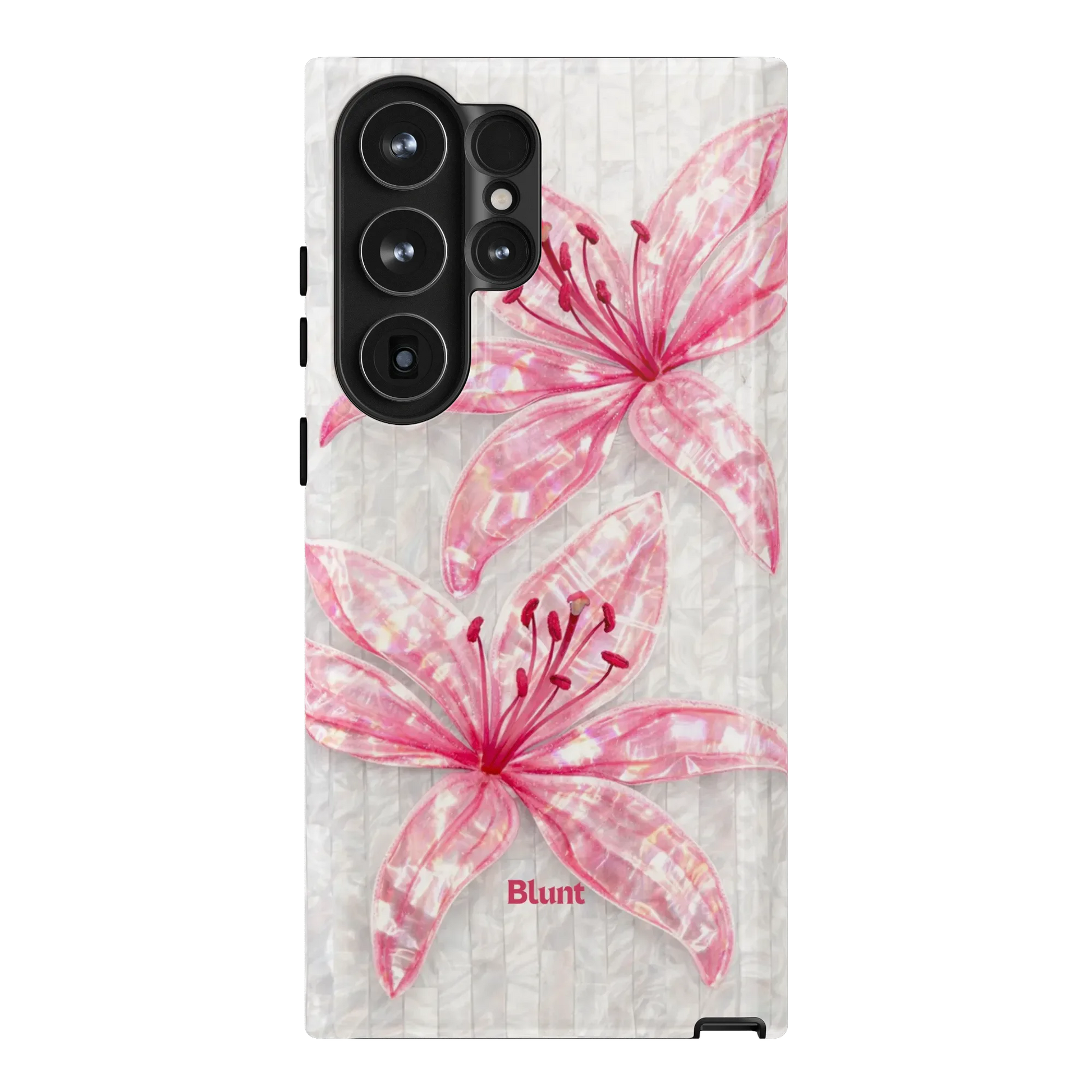 Pink-Floral-Luster-samsung-case-S23 Ultra-1