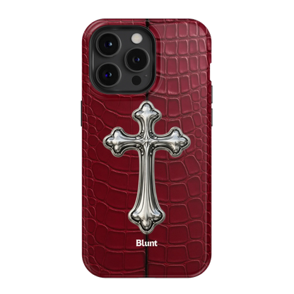 Crimson Crux iPhone Case