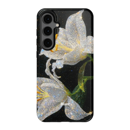 Eclipse Orchid in White Samsung Case