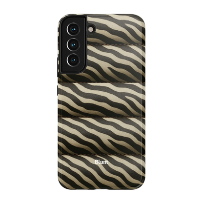 Zebra Puffer Samsung Case