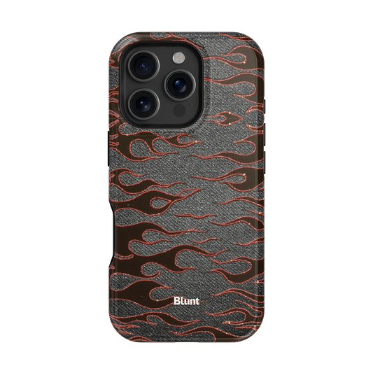 Steel Flame iPhone Case