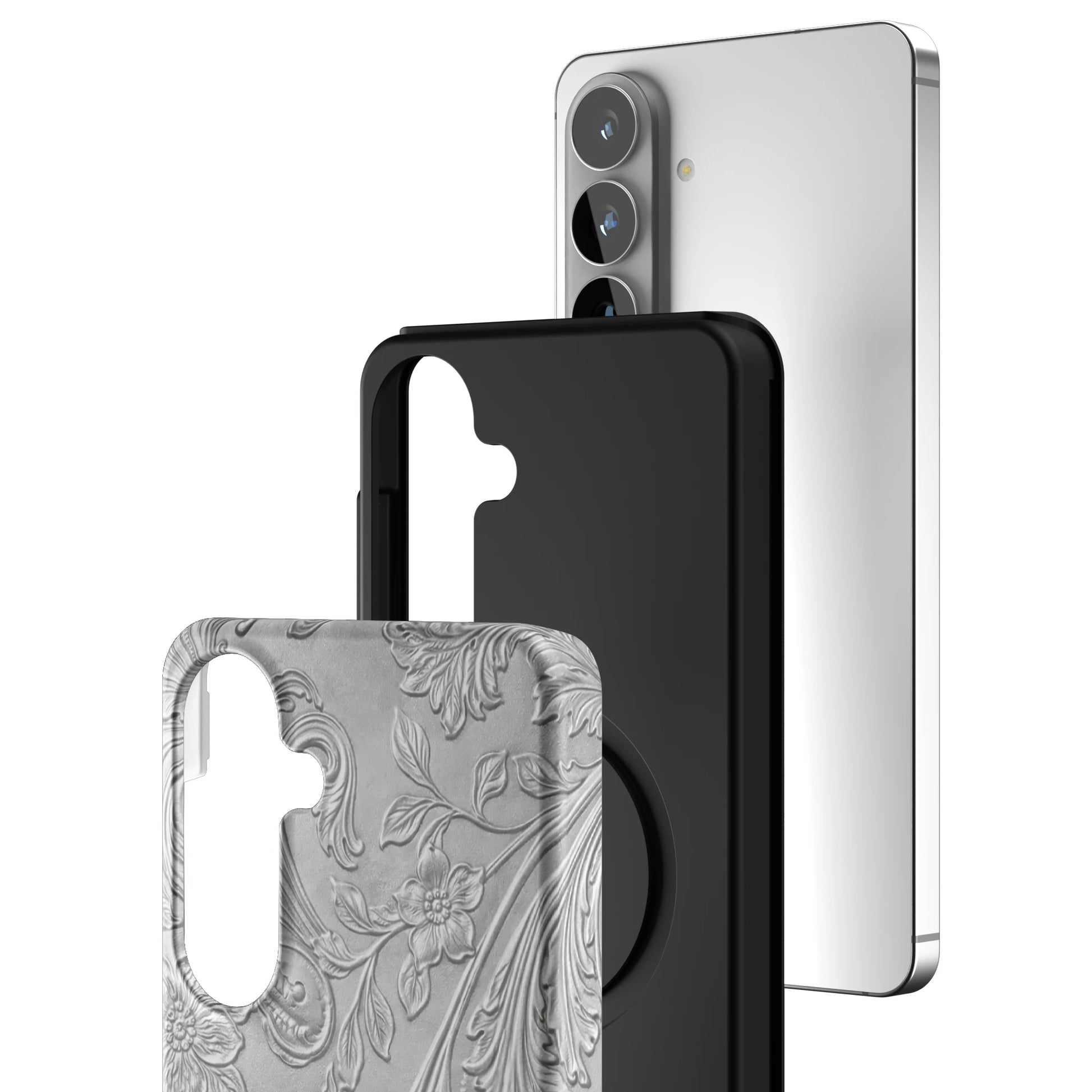 Tooled-Silver-samsung-case-Galaxy S26 Plus-3
