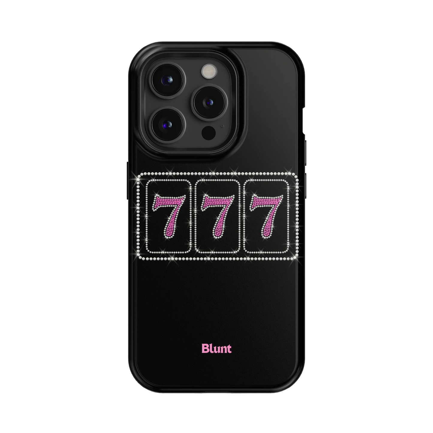 Pink Lucky 777 iPhone Case