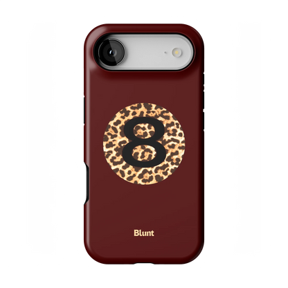 Burgundy Magic 8 iPhone Case