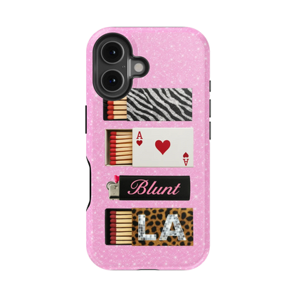 Baby Pink Match iPhone Case