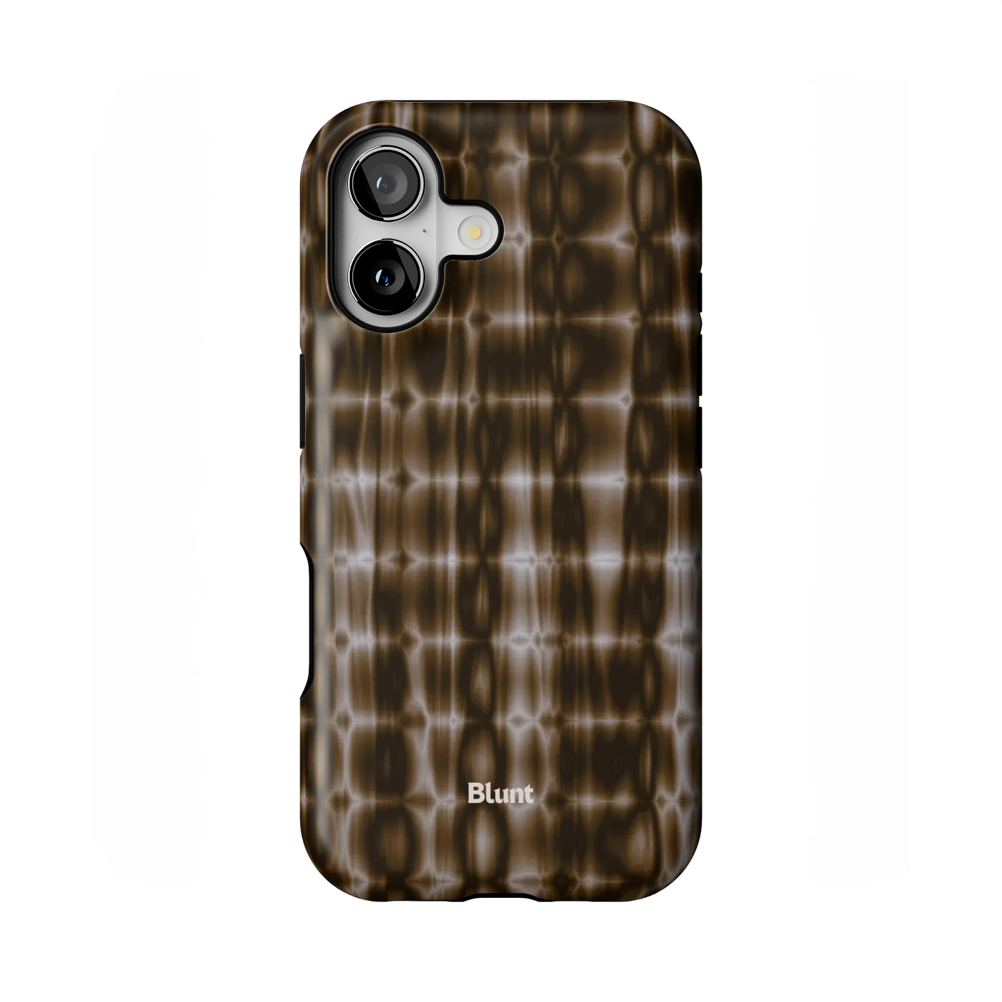 Brown Ripple iPhone Case