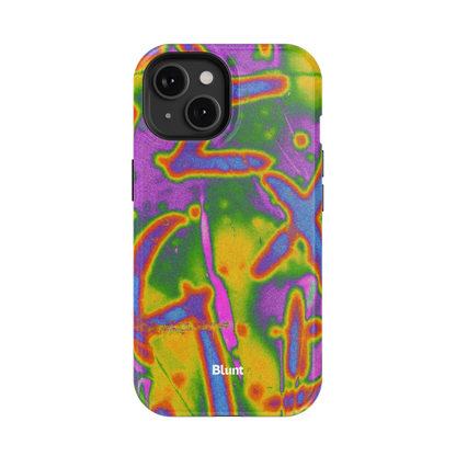 Neon Terrain iPhone Case