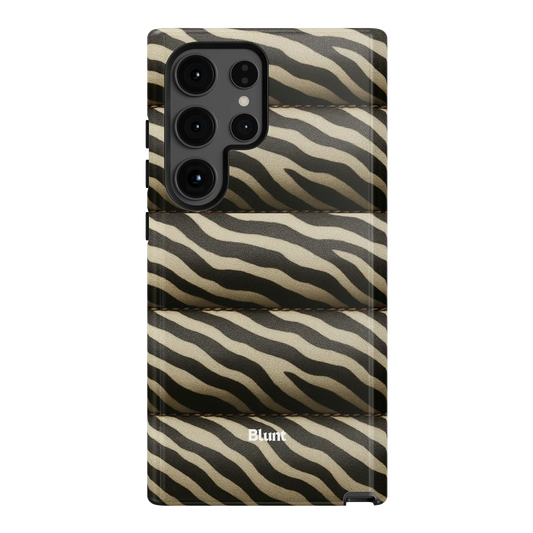 Zebra Puffer Samsung Case