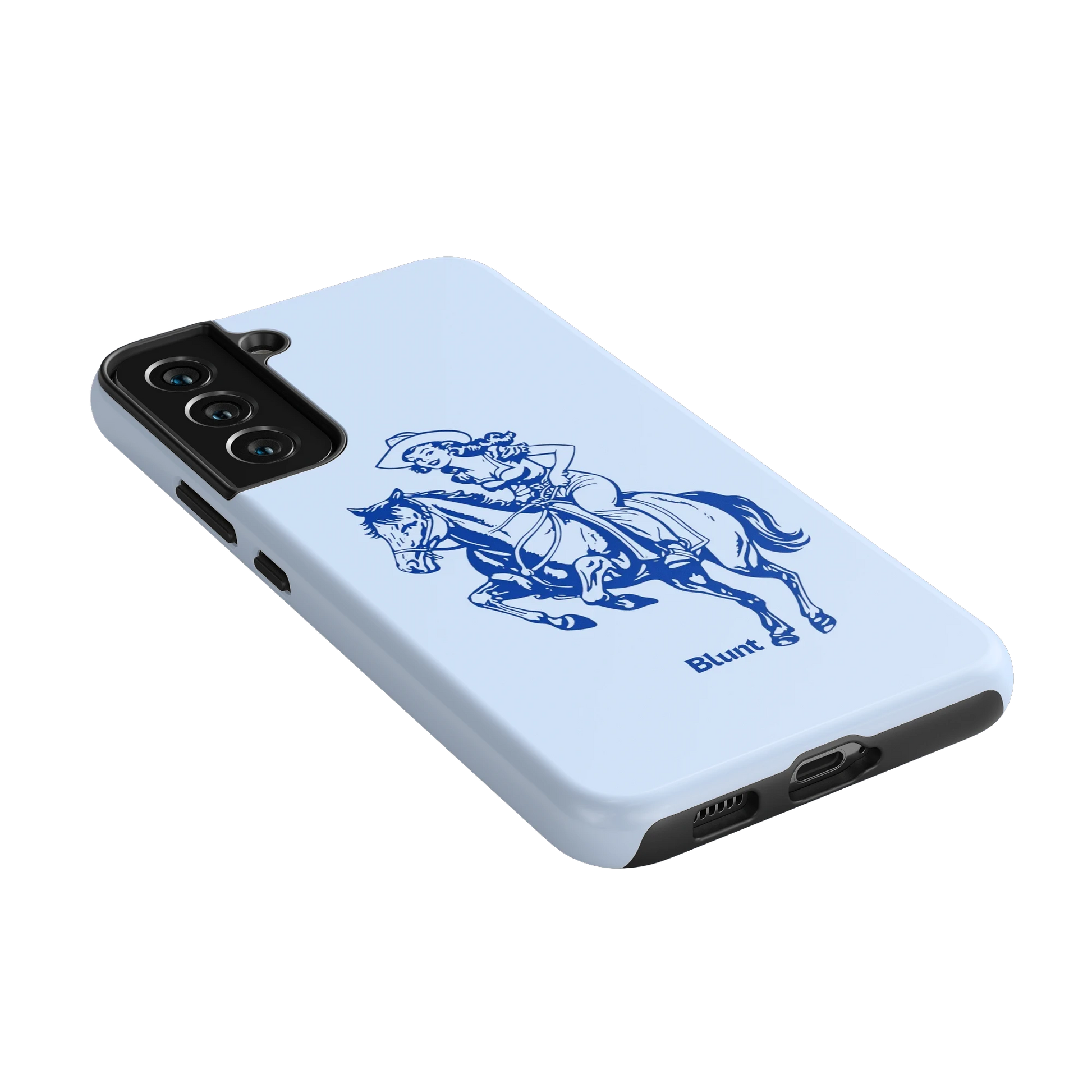 Blue-Lasso-Lady-samsung-case-S22 Plus-2