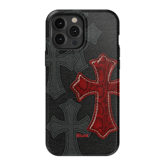 Crimson Cross iPhone Case