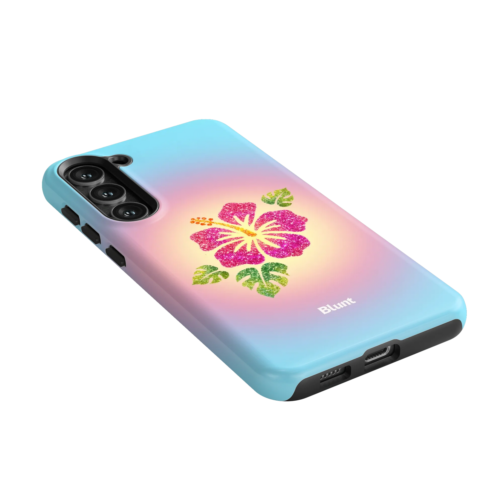 Hibiscus-Glow-samsung-case-Galaxy S23 Plus-2