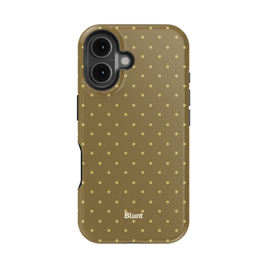 Olive Dot iPhone Case