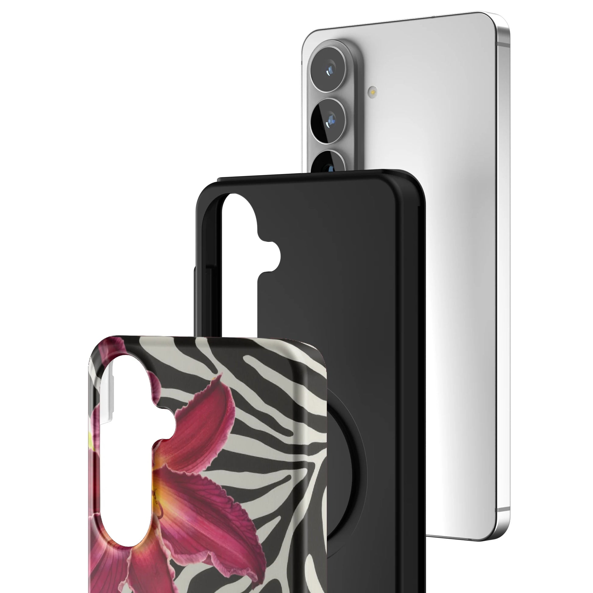 Zebra-Lily-samsung-case-Galaxy S26 Plus-3