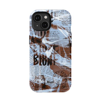 Blue Love Letter iPhone Case