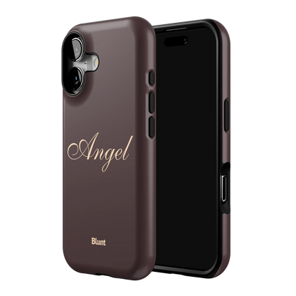 Brown Angel iPhone Case