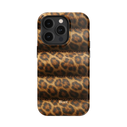 Cheetah Puffer iPhone Case