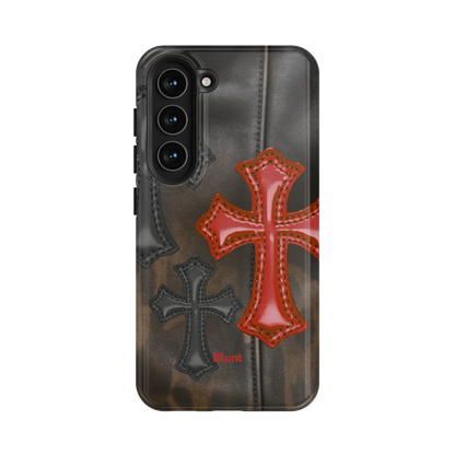 Leather Crosses Samsung Case