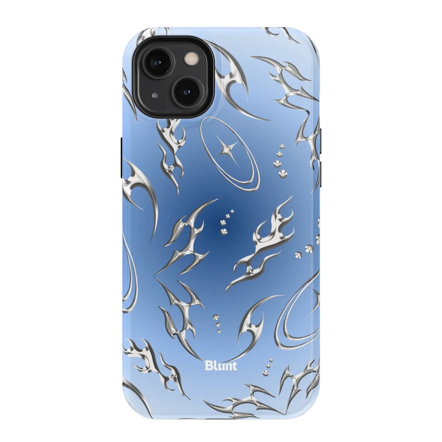 Blue Cyber iPhone Case