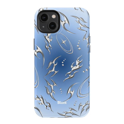 Blue Cyber iPhone Case