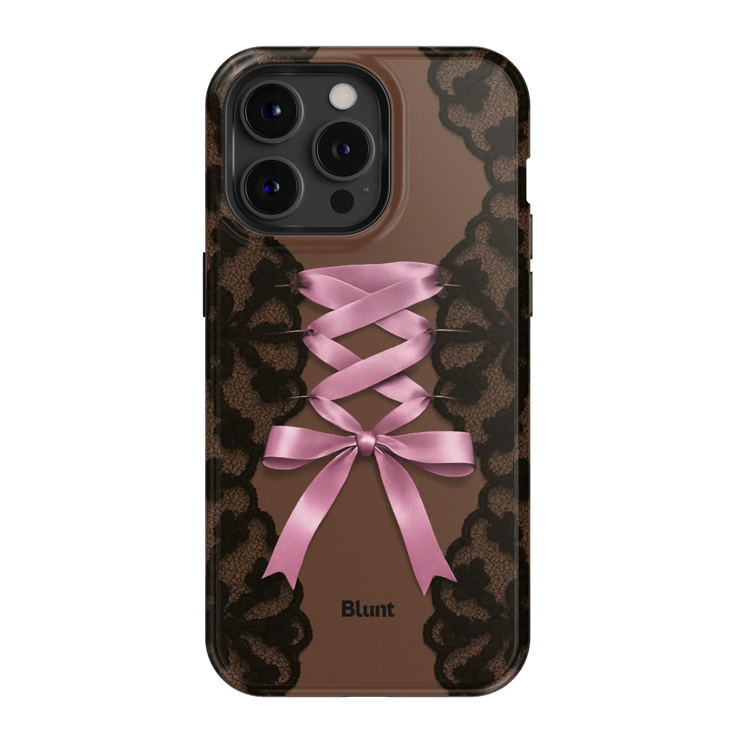 Brown Corset iPhone Case