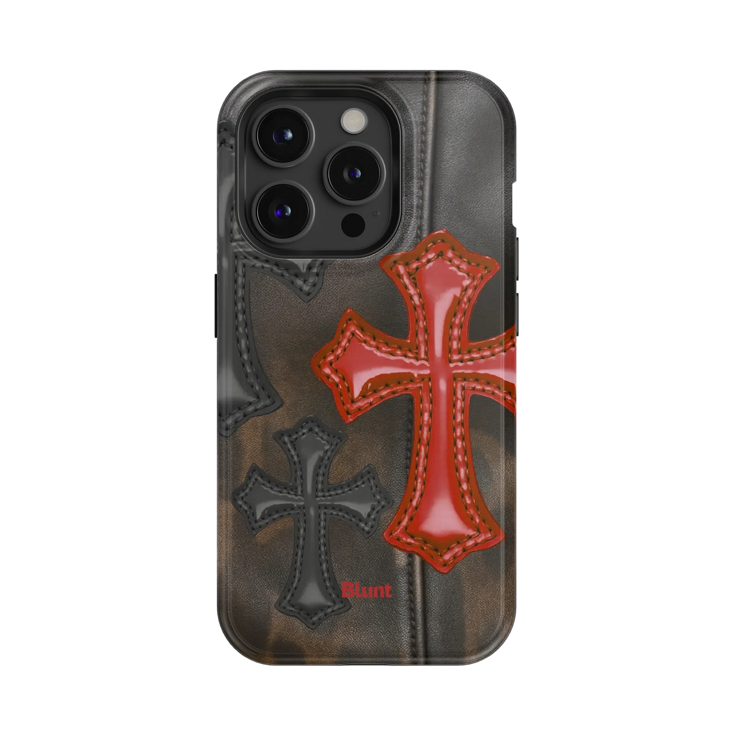 Leather Crosses iPhone Case