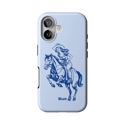 Blue-Lasso-Lady-iphone-case-iPhone 17-1