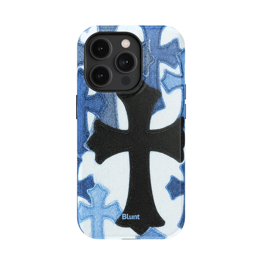 Denim Cross iPhone Case