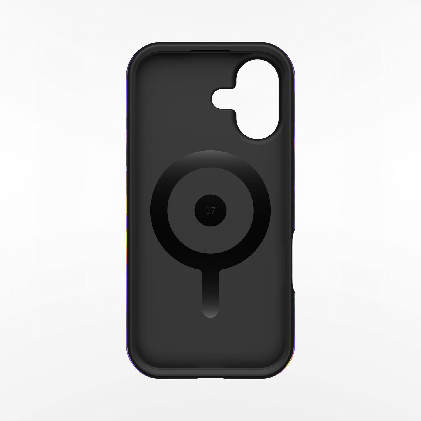 Violet Static iPhone Case