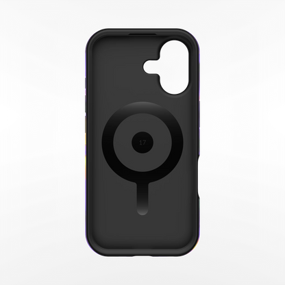Violet Static iPhone Case
