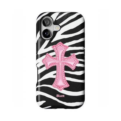 Zebra Halo iPhone Case