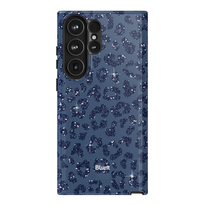 Blue Cheetah Print Samsung Case