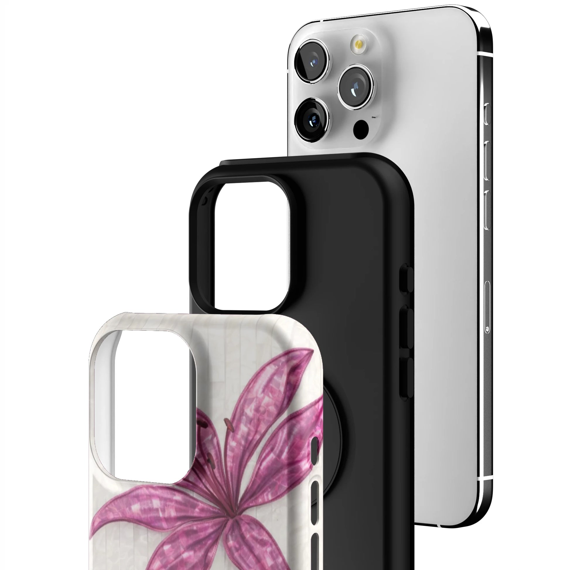 Purple-Floral-Luster-iphone-case-iPhone 16 Pro Max-3